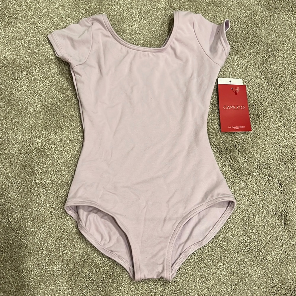 Capezio girls size small leotard. New with tags. Light purple.